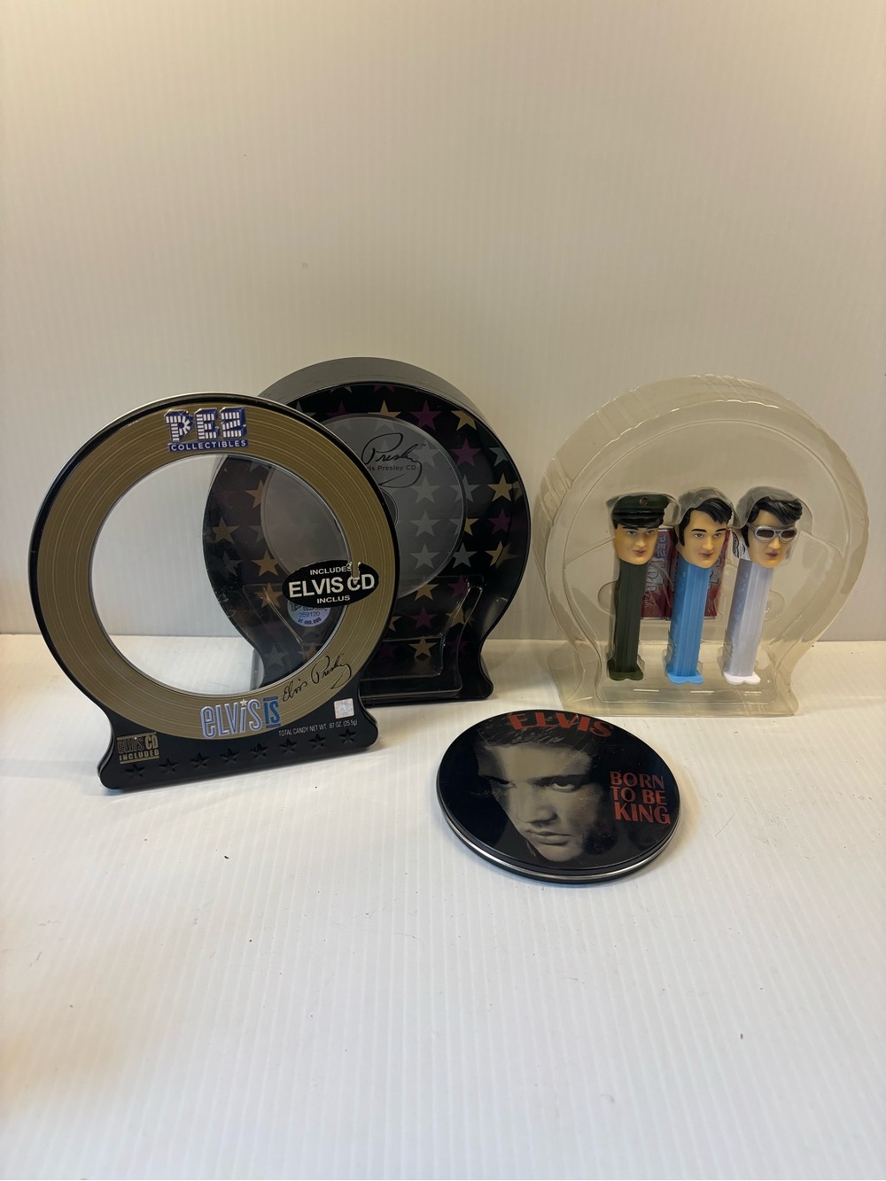 Elvis Collectible PEZ Set - Black and Gold